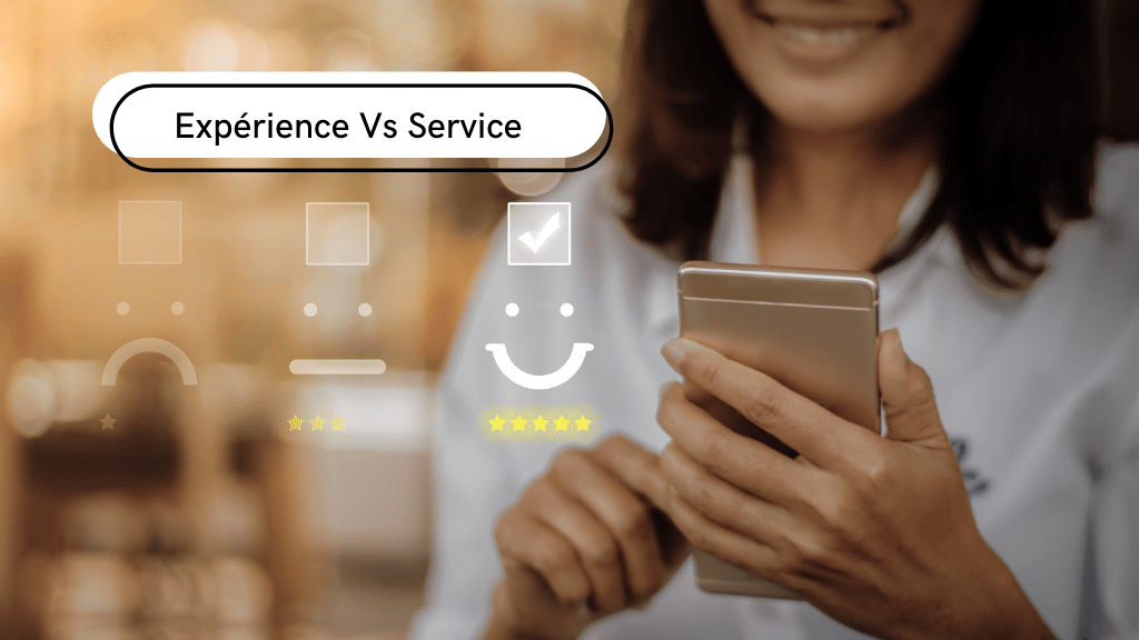 différences entre l’expérience client et le service client
