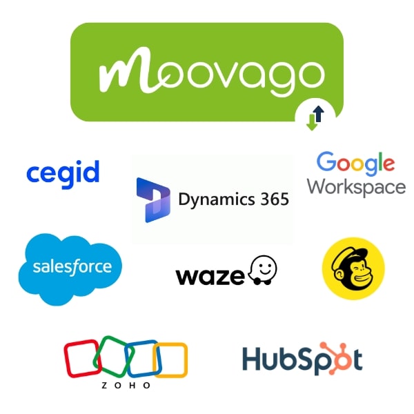 intégrations connecteurs Moovago