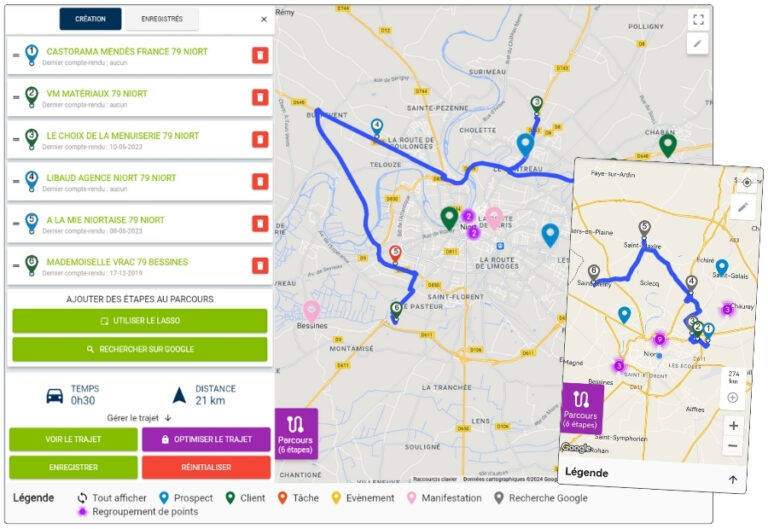 sales route software