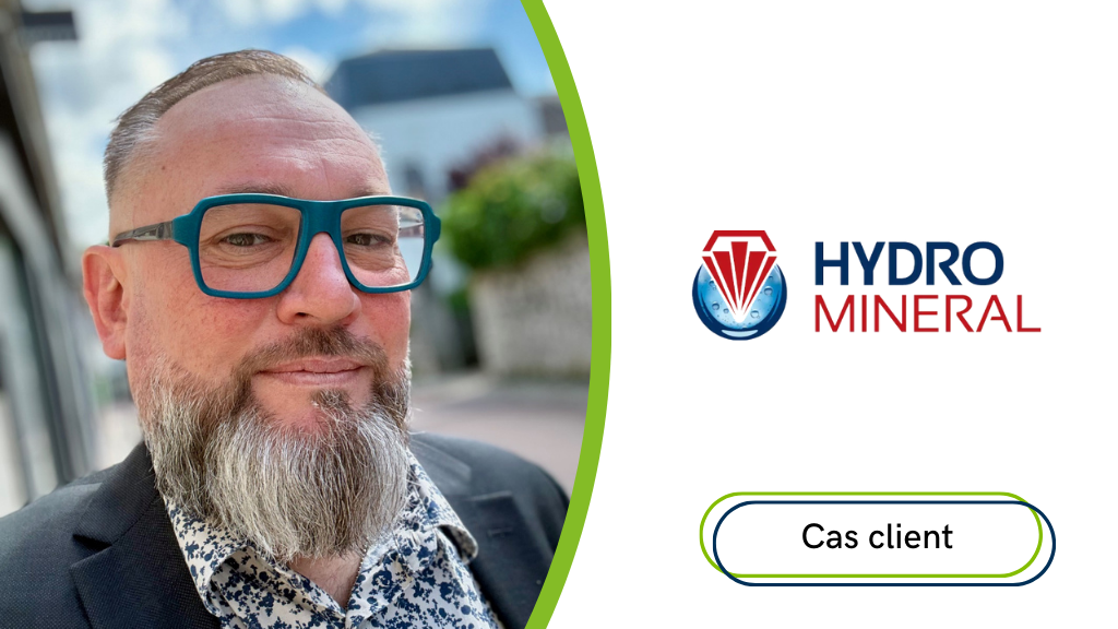 Hydro Minéral accompagne sa force de vente externalisée avec Moovago Moovago, application commerciaux, CRM, ERP, PGI, GRC Cas client Hydro Minéral - Moovago
