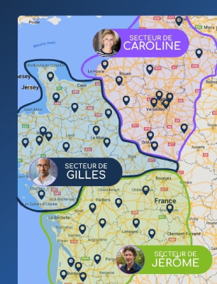 Outil de visualisation des portefeuilles clients pour directeurs commerciaux